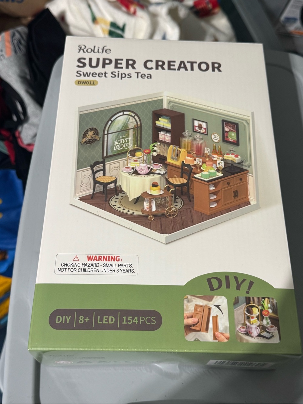 Super Creator Sweet Sips Tea DIY Miniature Kit - Green